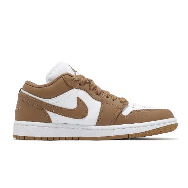 【NIKE 耐吉】休閒鞋 Wmns Air Jordan 1 Low 女鞋 男鞋 棕 AJ1 低筒 喬丹 一代(DC0774-202)