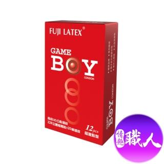【GAMEBOY 勁小子】超激點型｜保險套 衛生套 12入(保險套 衛生套 情趣 情趣職人)