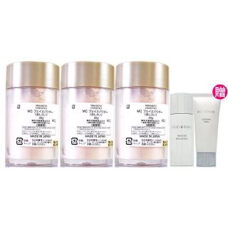 【MIKIMOTO 御木本】珍珠光蜜粉20g*3-任選一款.不含蜜粉盒 - 贈化妝水30ml+洗面乳30g(專櫃公司貨)