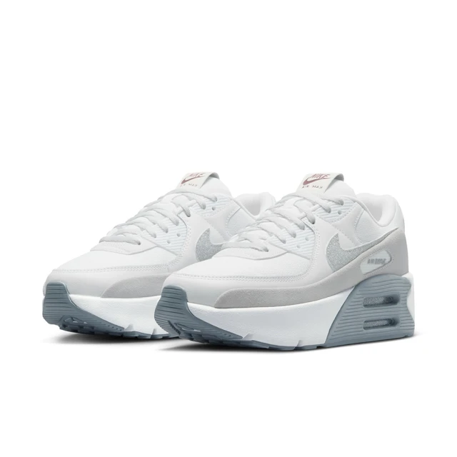 NIKE 耐吉 休閒鞋 女鞋 運動鞋 滿天星 氣墊 AIR MAX 90 LV8 白灰 HQ3456-191