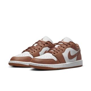 【NIKE 耐吉】休閒鞋 女鞋 運動鞋 AJ1 WMNS AIR JORDAN 1 LOW 白咖啡 DC0774-202