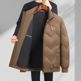 【巴黎精品】現貨+預購 真羽絨90%白鴨絨羽絨外套羽絨衣夾克(保暖青年立領時尚簡約秋冬男外套3色a1is126)