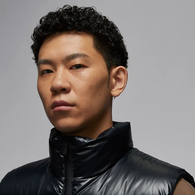 【NIKE 耐吉】羽絨背心 男款 運動 保暖 AS M J FLIGHT DOWN VEST 黑 FV7274-010