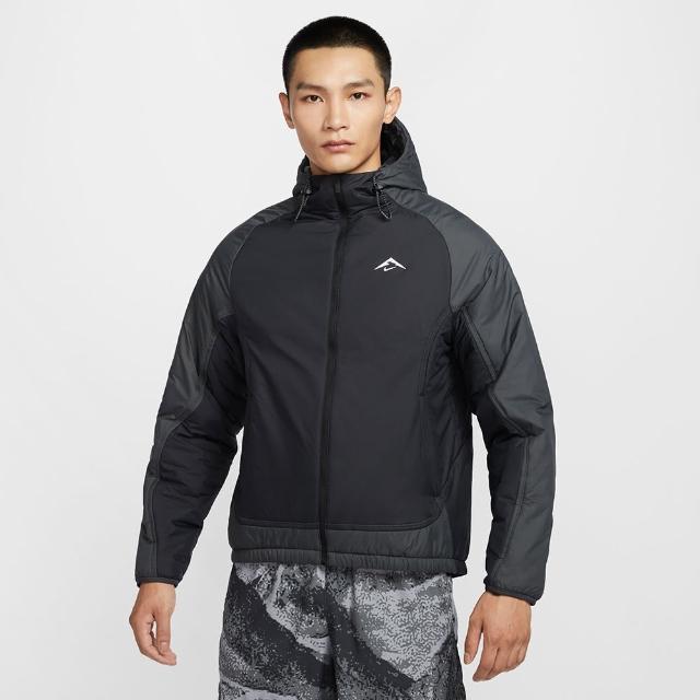 【NIKE 耐吉】外套 男款 運動連帽外套 AS M NK THFIT PRMLFT TRAIL JKT 黑 FZ0004-010