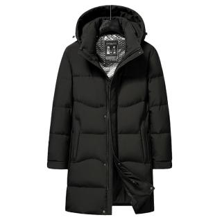 【巴黎精品】現貨+預購 真羽絨90%白鴨絨羽絨外套羽絨衣夾克(商務保暖長羽絨男外套2色a1is105)