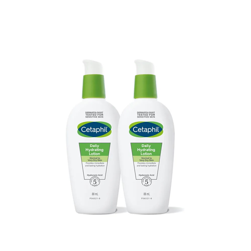 【Cetaphil 舒特膚】官方直營 HA玻尿酸精華露 88ml*2入(臉部精華/敏感肌/清爽/妝前保濕)