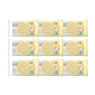 【全棉時代Purcotton】100%純棉嬰兒柔濕巾 20片*9包 15*20cm