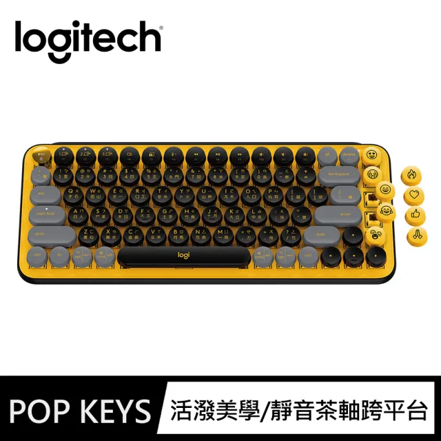 【Logitech 羅技】POP Keys無線機械式鍵盤