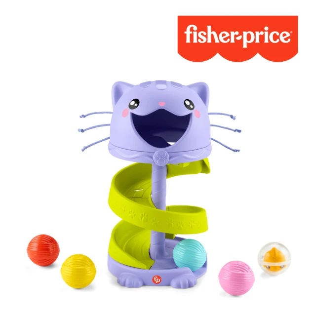 Fisher price 費雪 球球旋轉貓咪塔(嬰兒玩具/彌月禮/早教啟蒙/幼兒玩具)