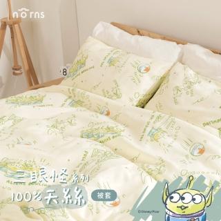 【Norns】迪士尼三眼怪100%天絲鋪棉兩用被套-雙人特大(吸濕排汗 寢具 四季被 涼被 被子)