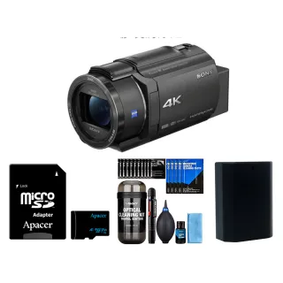 【SONY 索尼】FDR-AX43A +128G記憶卡+NP-FV100 副廠電池+DKL-15膠囊清潔組(公司貨)