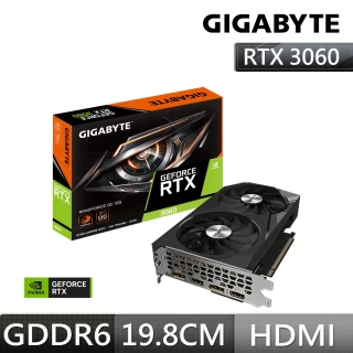 GIGABYTE 技嘉 GeForce RTX 3060-12G WINDFORCE顯示卡