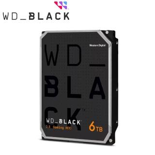【WD 威騰】黑標 6TB 3.5吋 7200轉 256MB 電競型內接硬碟(WD6004FZBX)