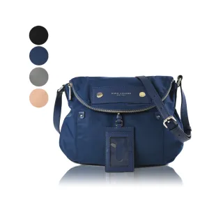 【MARC JACOBS 馬克賈伯】高密度尼龍磁吸釦證件夾翻蓋馬鞍包-大(新款任選)