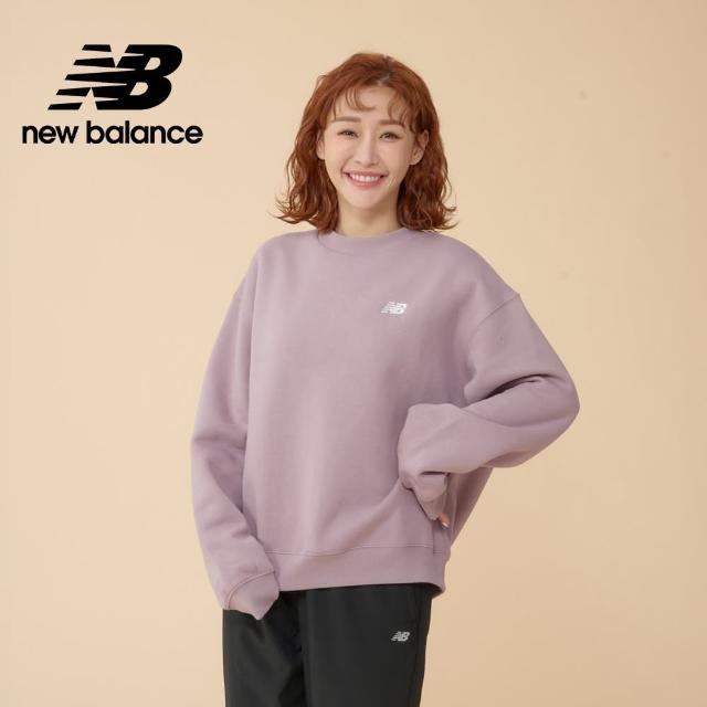 【NEW BALANCE】雙11 NB 圓領長袖上衣_WT41508ICW_女性_藕紫色(美版 版型偏大)