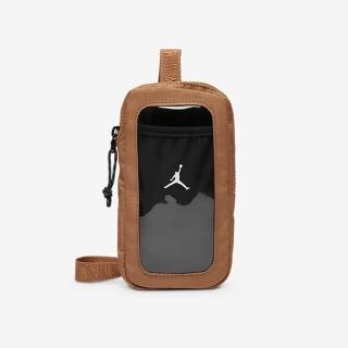 【NIKE 耐吉】Jordan Flight 手機斜揹包 可觸控 側揹包 隨行包 防潑水 多功能 棕(HQ6909-212)