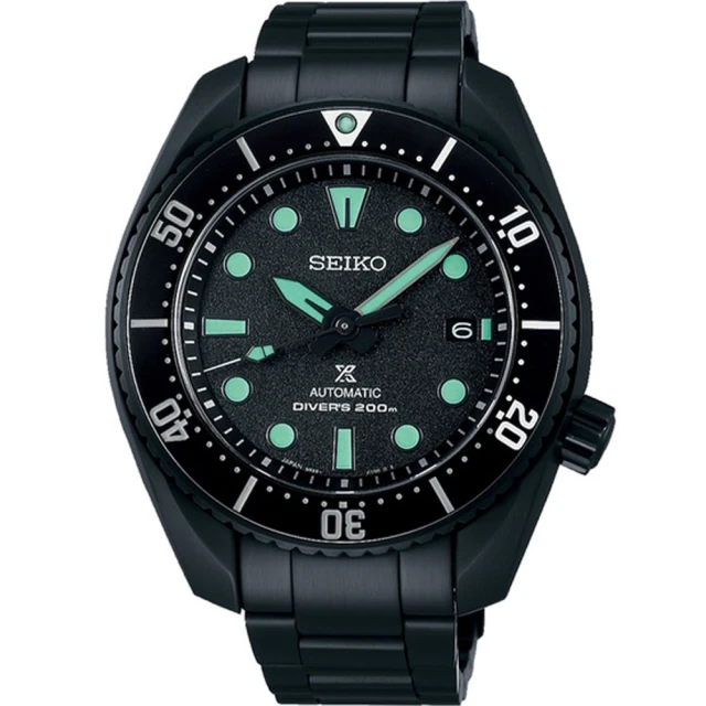 SEIKO 精工 Prospex 黑潮夜視 200米潛水機械錶-45mm(6R35-03A0SD/SRPK43K1)