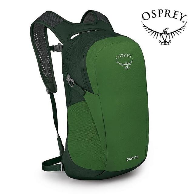 【Osprey】Daylite 13L 輕便多功能背包 翠綠帶/綠色樹冠(日常背包 旅行背包 休閒後背包 運動背包)