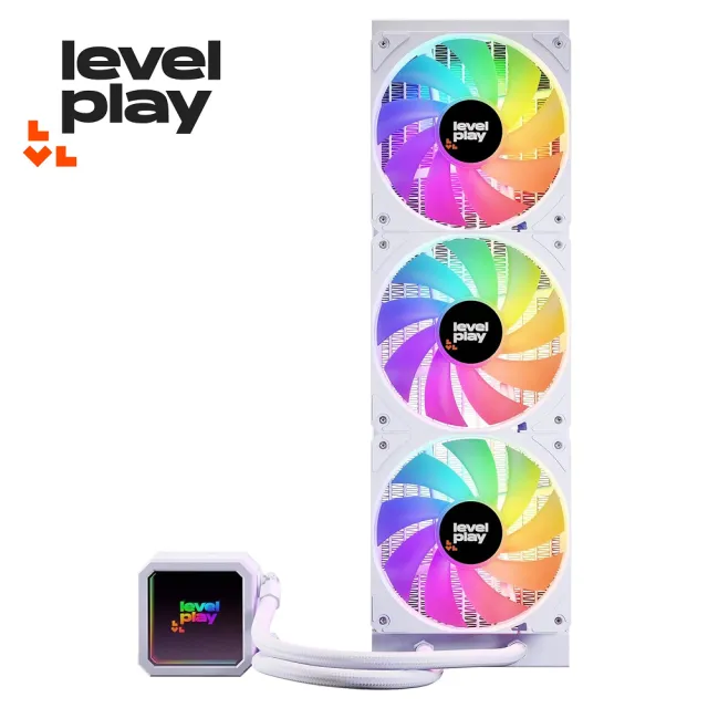 【Levelplay】銳玩  CL360 360mm ARGB 水冷 白(CL360 ARGB)