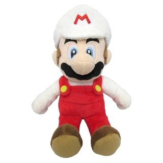 【Nintendo 任天堂】三英貿易 ALL STAR COLLECTION 超級瑪利歐 火焰瑪莉歐坐姿絨毛娃娃