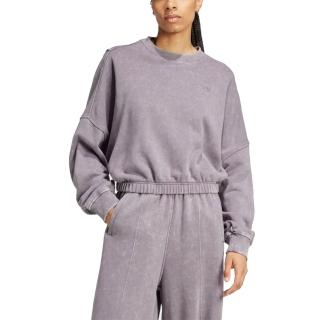 【adidas 愛迪達】圓領長袖T恤 P ESS SWEATER 女 - IY7397