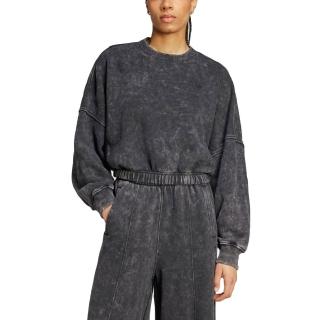 【adidas 愛迪達】圓領長袖T恤 P ESS SWEATER 女 - IW5756