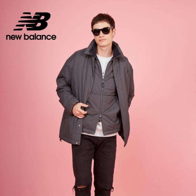 【NEW BALANCE】NB 防潑水保暖外套_MJ43504ACK_男性_墨灰色(美版 版型偏大)