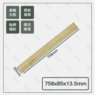 【沃克嚴選】鐵杉板料 13.5x85x758mm-5片