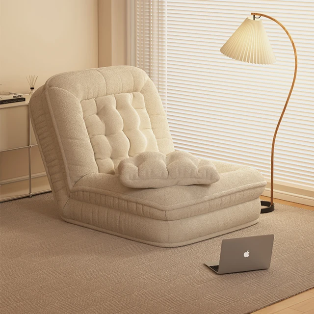 超微米 人類狗窩沙發 懶人沙發 單人可躺可睡臥室小沙發 床邊