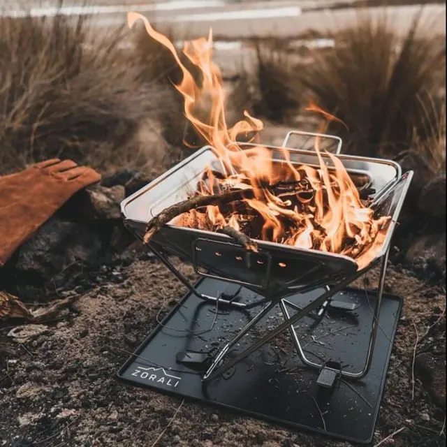 【Zorali】Pack And Stash Fire Place 焚火台(營火 烤肉 烹飪 取暖 照明 氣氛佳 煮水 煮茶 煮咖啡)