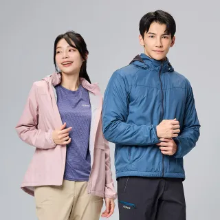 【ATUNAS 歐都納】女男款石墨烯微暖輕量外套(A8GA2419M/A8GA2420W恆溫保暖/風衣/抗靜電/防潑水/休閒/旅遊*)