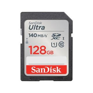 【SanDisk】SanDisk Ultra SDXC UHS-I 128GB 記憶卡 140MB/s(公司貨)