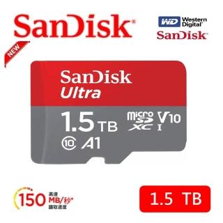 【SanDisk 晟碟】全新版CP再升級 1.5TB Ultra microSDXC UHS-I A1 記憶卡(最高讀速 150MB/s 原廠10年保固)