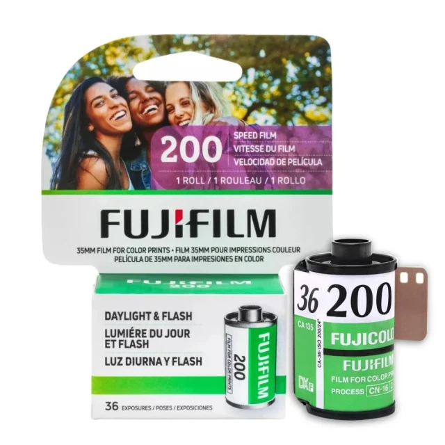 FUJIFILM 富士 135mm 彩色膠捲負片底片(ISO 200 36張)