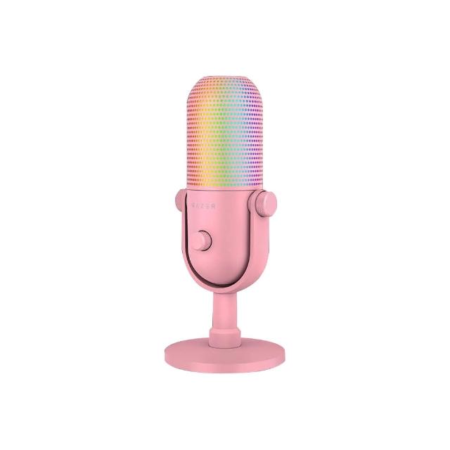 【Razer 雷蛇】魔音海妖Seiren V3 Chroma麥克風-幻彩版/粉色(RZ19-05060300-R3M1-UT)