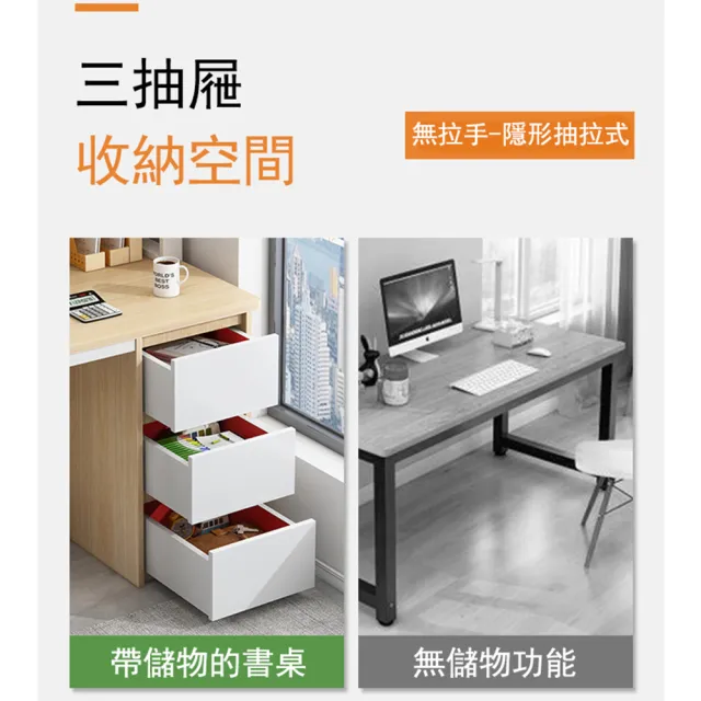 【E家工廠】書桌 電腦桌 工作桌 學習桌  辦公桌  書桌 電腦桌(181-書桌莫蘭迪灰色)