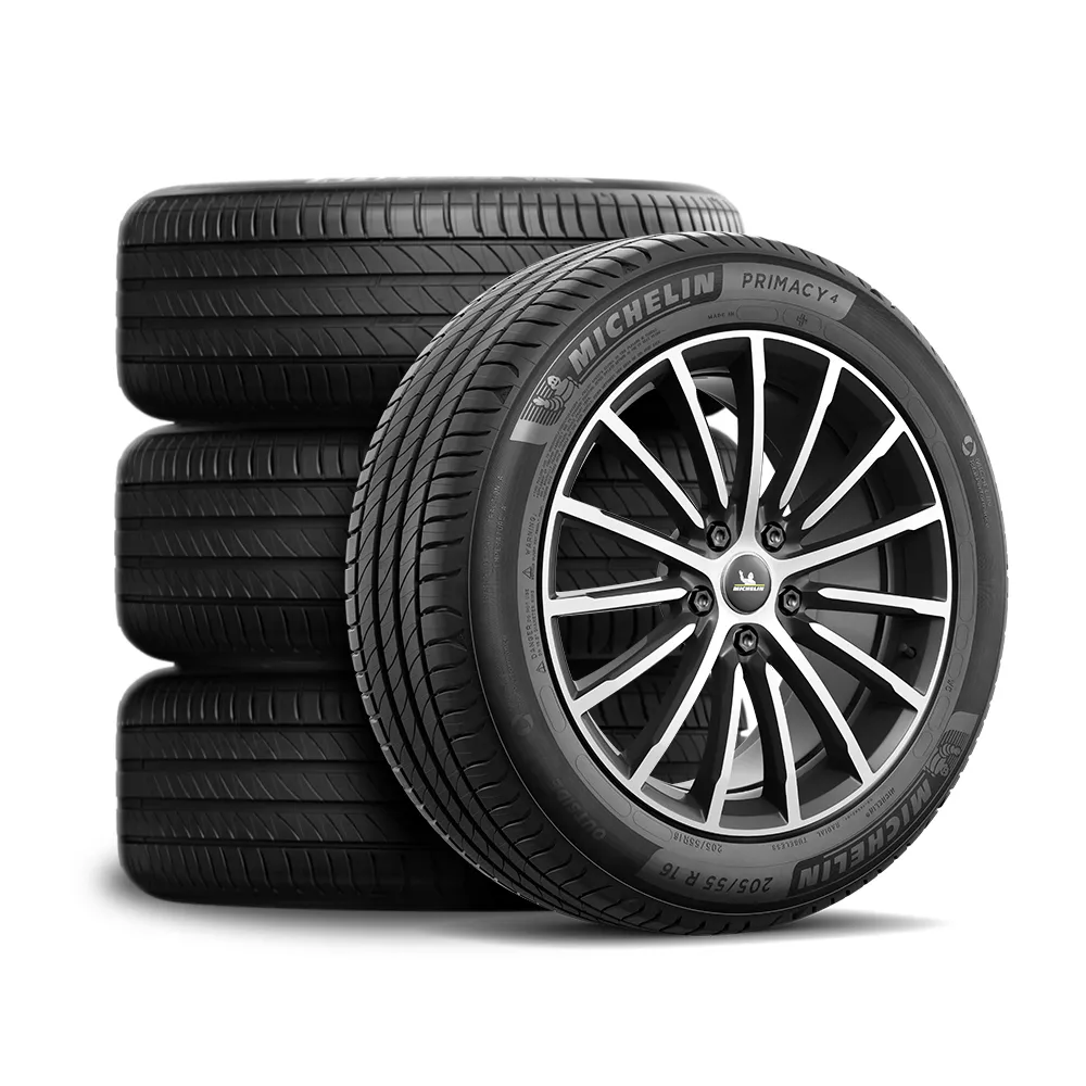 【Michelin 米其林】官方直營_215/55R17 PRIMACY 4+ 舒適型旗艦輪胎 4入組