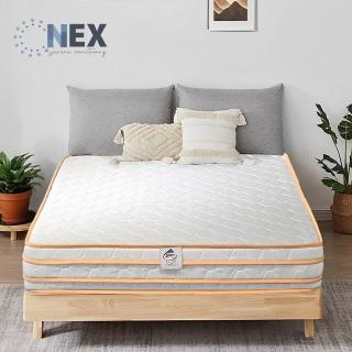 【NEX】日光舒眠床墊3尺四線 獨立筒床墊 防潑水透氣表布+增高至23CM 軟硬適中(高支撐力彈性佳)
