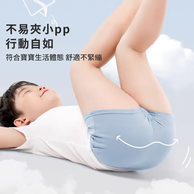 【巴迪高】5件組 一次性兒童純棉內褲 拋棄式棉質免洗內褲 透氣大彈力內褲 女內褲/男內褲 旅行必備用品