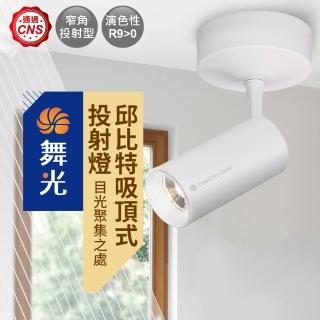 【DanceLight 舞光】15W邱位元吸頂式投射燈 黃光 時尚黑/時尚白(含基本安裝)