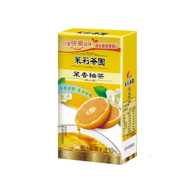 【光泉】茉莉茶園-茉香柚茶300mlx3箱(共72入)(TQF微笑標章)