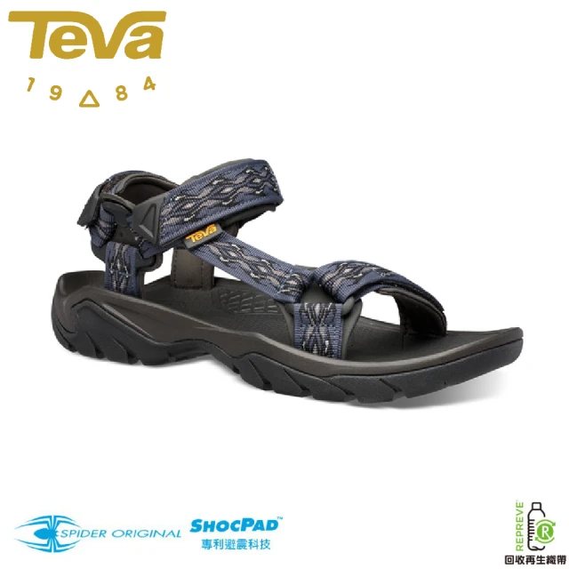 TEVA 男 Terra Fi 5 涼鞋《劍藍》TV1102456/戶外健行運動涼鞋(悠遊山水+)