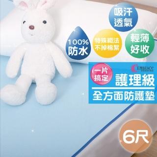 【Embrace 英柏絲】雙人加大6尺 嬰兒防尿墊 全方位防水墊 保潔墊 防漏 長輩防汙墊 經期防護墊(180x186cm)