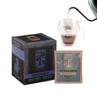【TRIBO COFFEE】瓜地馬拉 安提瓜 中烘焙濾掛咖啡(11gx10包/盒; 精品咖啡; 冠軍烘豆師)