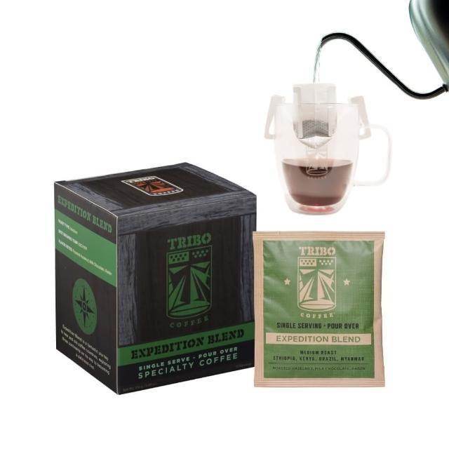 【TRIBO COFFEE】遠征綜合 中烘焙濾掛咖啡(11gx10包/盒; 精品咖啡; 冠軍烘豆師)