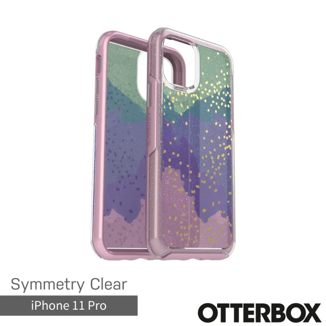 OtterBox iPhone 11 Pro 5.8吋 Symmetry 炫彩透明保護殼(炫彩綠粉)