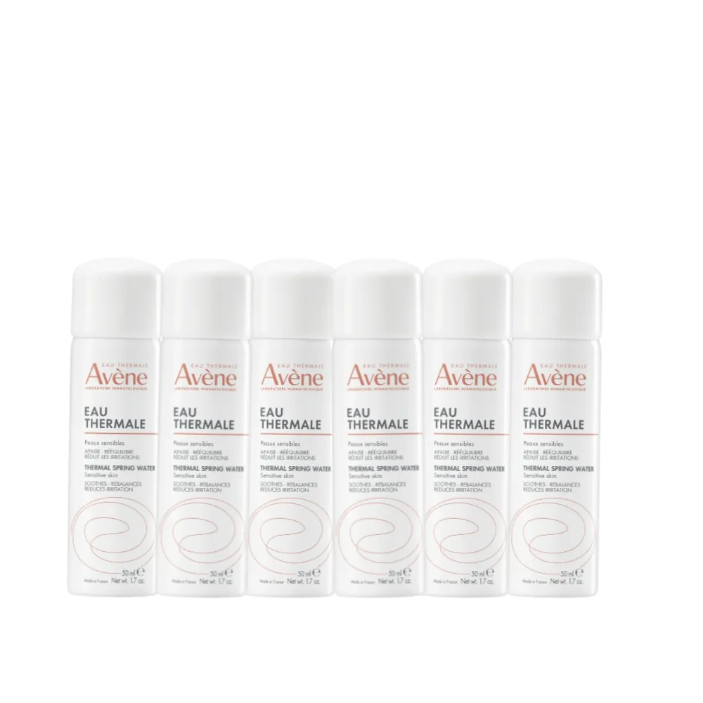 【Avene 雅漾官方直營】雙11限定★活泉水50mlx6入組(隨身旅行用)