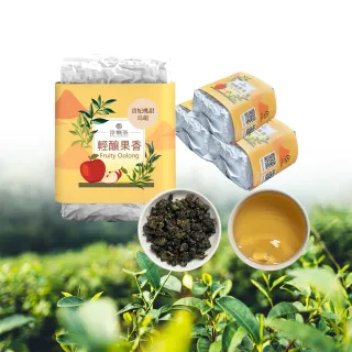 【淳嶼茶】貴妃蜜桃甜金萱烏龍茶葉150gx4包(共1斤)