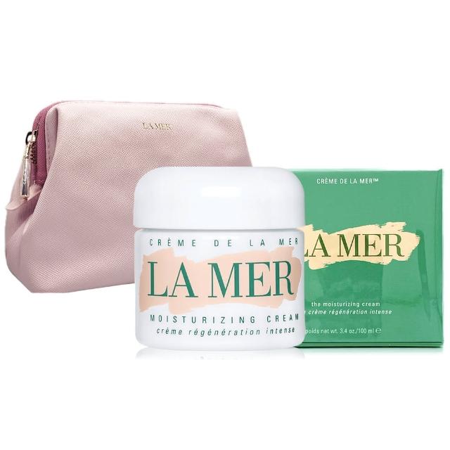 【LA MER 海洋拉娜】經典乳霜100ml-加大版(專櫃公司貨.贈品牌化妝包/束口袋)