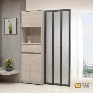 【WAKUHOME 瓦酷傢俱】法伊恩雲杉木4.2尺屏風櫃A005-686